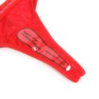 Красный комплект белья в сеточку Star Night с цепочками и сердцами, L вид 11