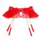 Червоний сексуальний мереживний комплект білизни Star Night 4 предмети, M (без коробки) вид 4