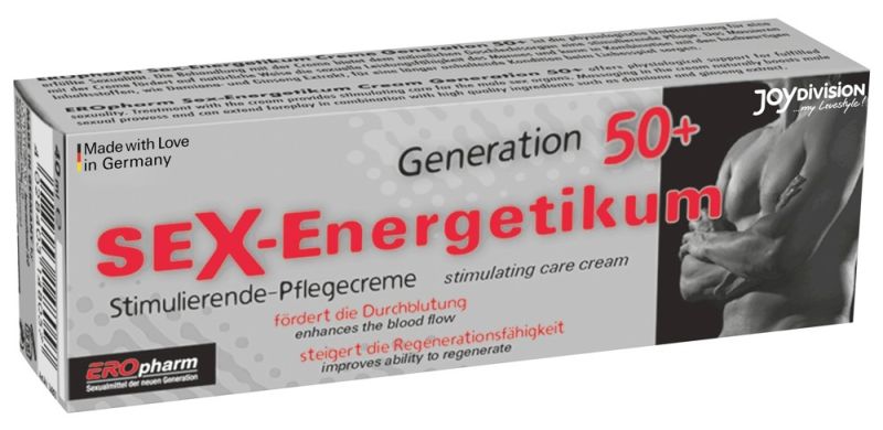 Эрекционный крем JOY Division Sex Energetic 50+ Sexenergy Cream, 40 мл вид 2