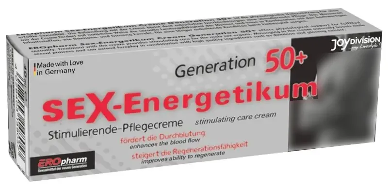 Ерекційний крем JOY Division Sex Energetic 50+ Sexenergy Cream, 40 мл вид 2