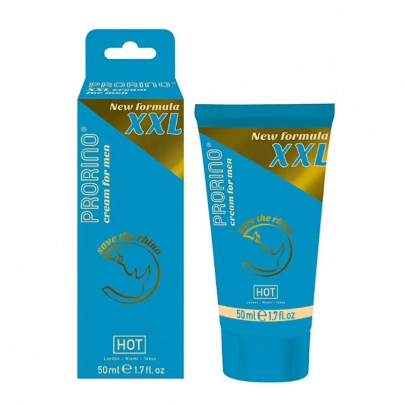 Эрекционный крем увеличивающий объём PRORINO XXL Cream for men 50 ml - New formula вид 2