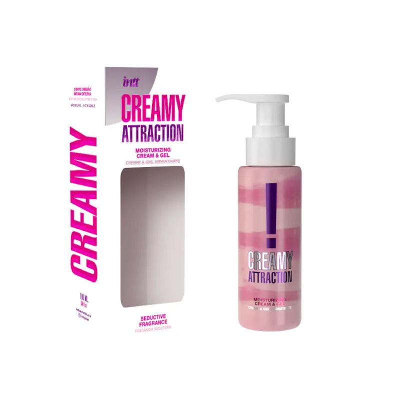 Крем-гель для тела с соблазнительным ароматом Intt Creamy Attraction Seduction! для поцелуев, 100 мл вид 9