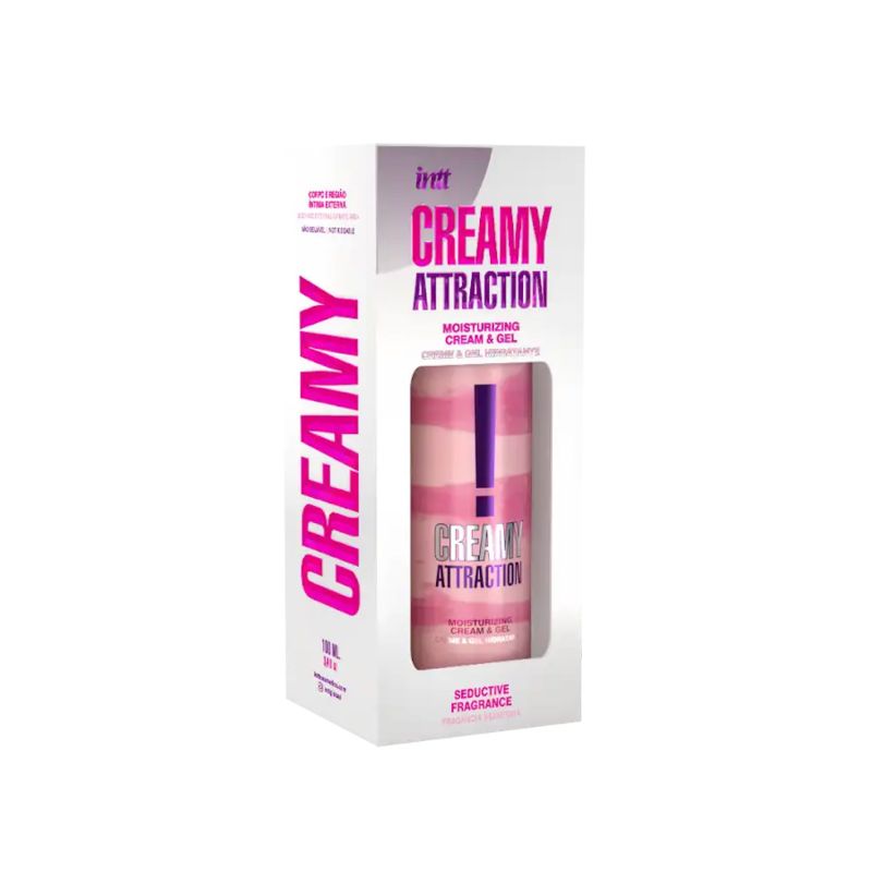 Крем-гель для тела с соблазнительным ароматом Intt Creamy Attraction Seduction! для поцелуев, 100 мл вид 8