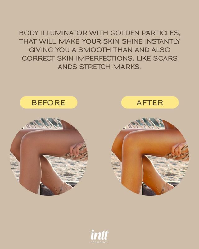 Крем шиммер для тела INTT Sexy Glow с ароматом ванили, 60 мл вид 8