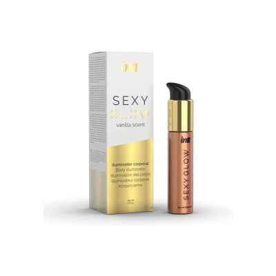 Крем шиммер для тела INTT Sexy Glow с ароматом ванили, 60 мл