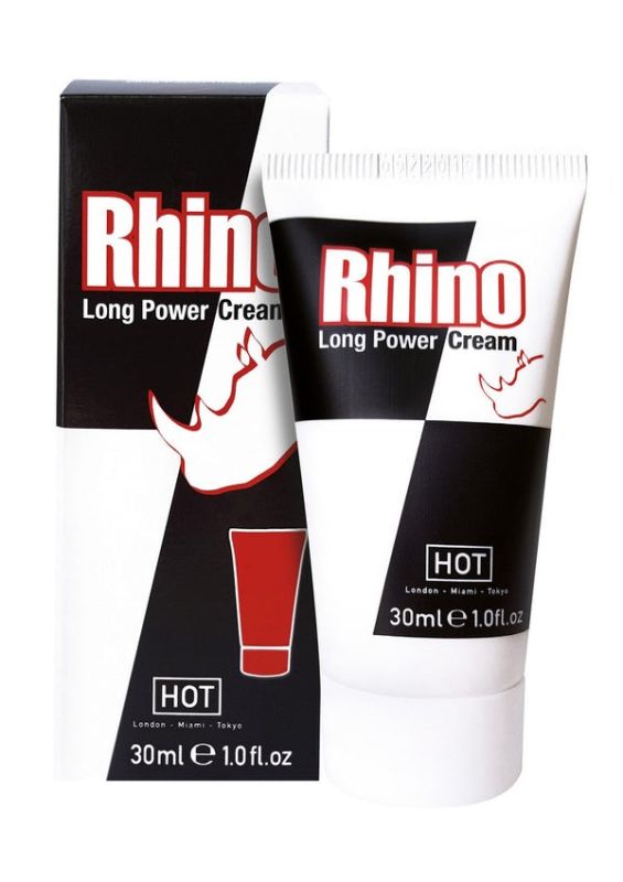 Крем пролонгатор для чоловіків Hot RHINO, 30 мл вид 2