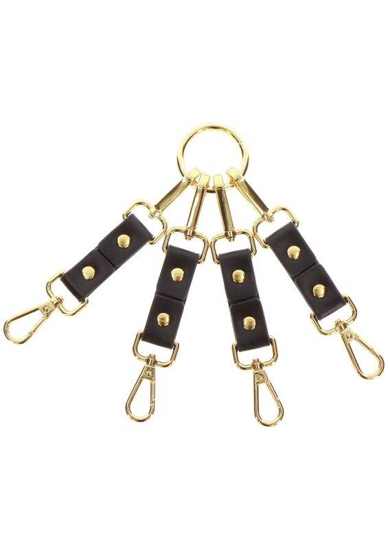 Хрестоподібний фіксатор для бондажу Taboom Hogtie, чорний вид 6