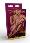 Крестовидный фиксатор для бондажа Taboom Malibu Hogtie с карабинами и кольцом, розовый вид 2