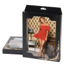 Кружевное платье-комбинация Star Night с открытыми плечами, красное вид 10