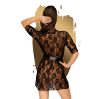 Кружевной халат Penthouse Sweet retreat black (S-L) вид 3