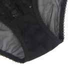 Кружевный набор Star Night трусики и пояс для чулок, черный вид 8