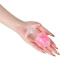 Люминесцентная анальная пробка UNIVIBE, силиконовая с шариком внутри, розовая, 9.4 х 4.2 см вид 16