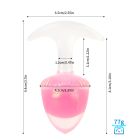 Люмінесцентна анальна пробка UNIVIBE, силіконова з кулькою всередині, рожева, 9.4 х 4.2 см вид 17