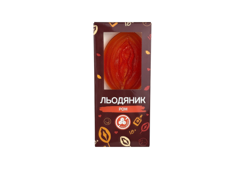 Льодяник на паличці у формі вагіни VidDushi SHE зі смаком Ром (без цукру), 17 гр вид 2