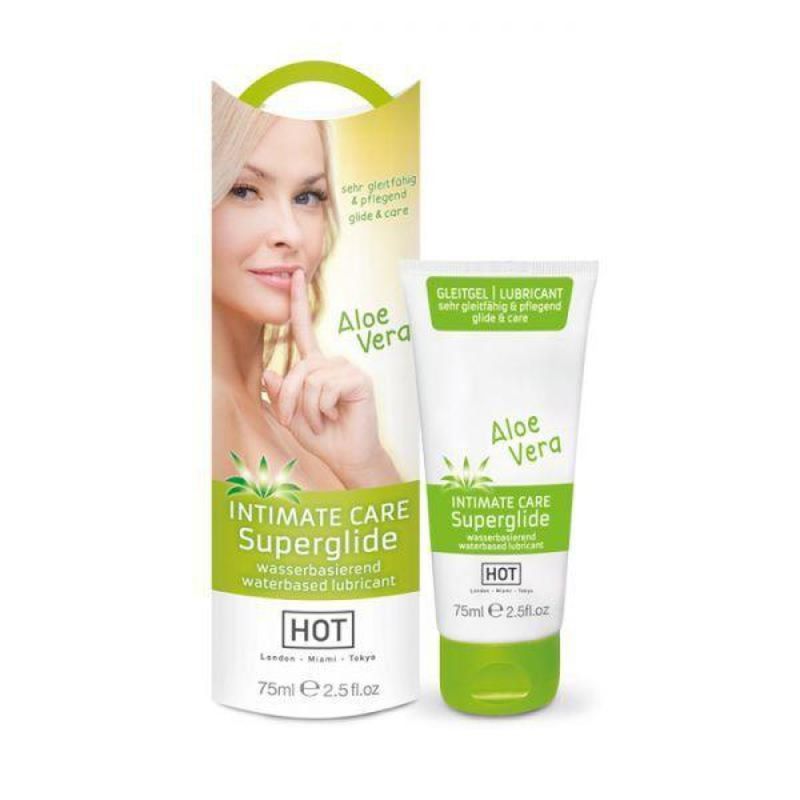 Лубрикант HOT Intimate care superglide aloe vera, 75 мл вид 2