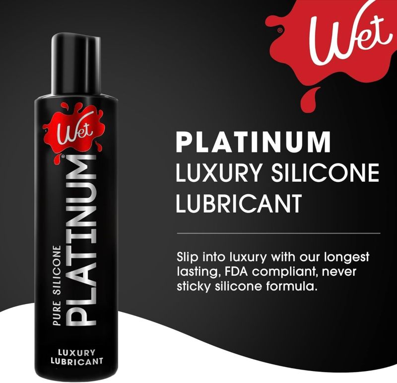 Лубрикант на силиконовой основе WET Platinum Premium, 89 мл вид 4