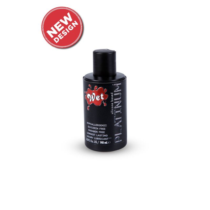 Лубрикант на силиконовой основе Wet Platinum Premium Lubricant, 148 мл вид 3