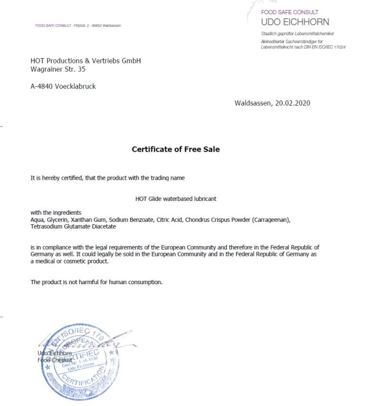 Лубрикант на водній основі GLIDE, 30 мл вид 5