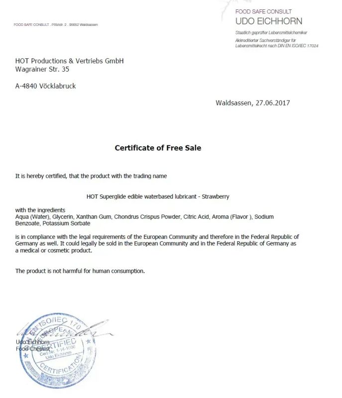 Лубрикант на водной основе Hot Nature Lube Aloe Vera, 100 мл вид 4