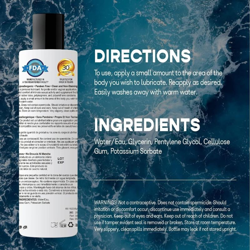 Лубрикант на водній основі Wet original, 178 мл вид 3