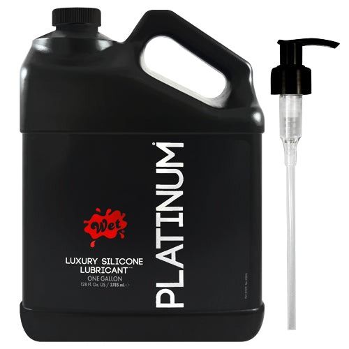 Лубрикант на силіконовій основі WET Platinum One Gallon 3785 мл вид 3