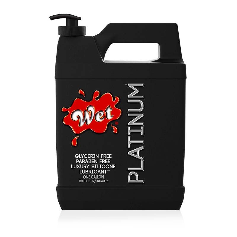 Лубрикант на силіконовій основі WET Platinum One Gallon 3785 мл вид 2