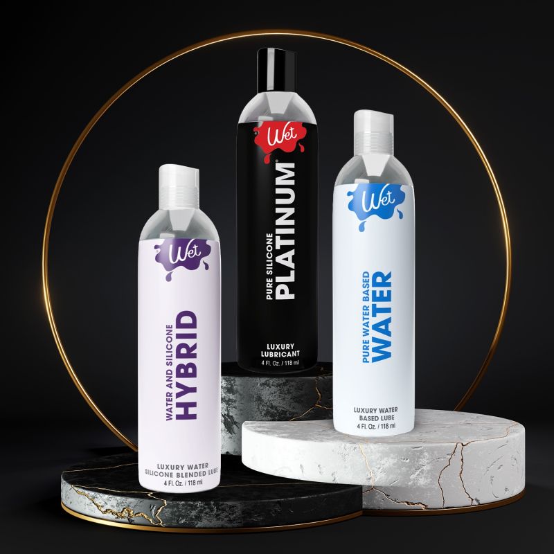 Лубрикант на силиконовой основе Wet Platinum Premium, 30 мл вид 8