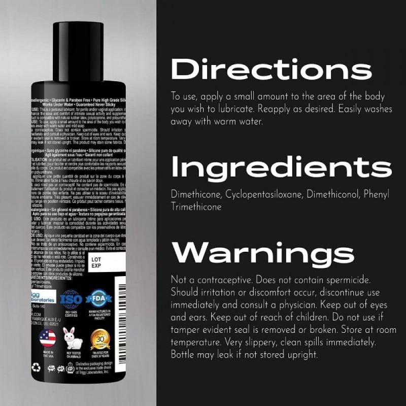 Лубрикант на силиконовой основе Wet Platinum Premium Lubricant, 946 мл вид 3