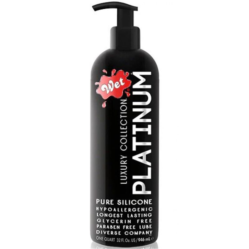 Лубрикант на силиконовой основе Wet Platinum Premium Lubricant, 946 мл вид 2