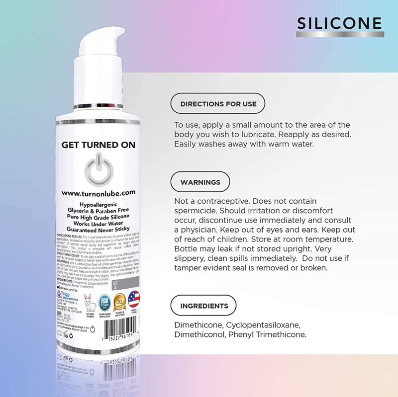 Лубрикант на силіконовій основі WET Turn on Unflavored Silicone Lube, 118 мл вид 6