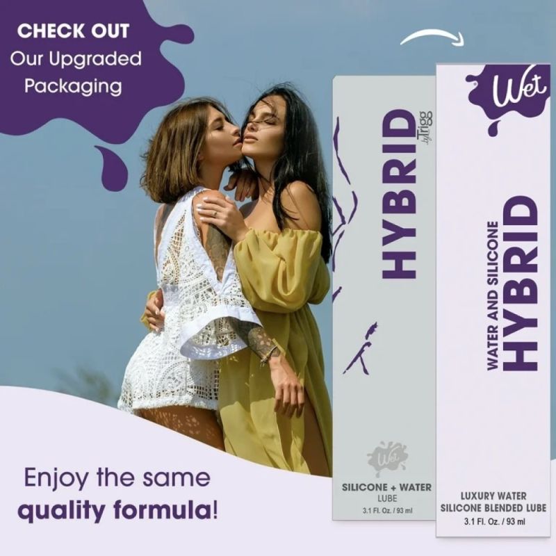 Лубрикант на водно-силіконовій основі Wet Hybrid, 475 мл вид 7
