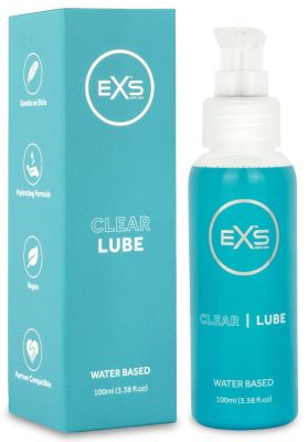 Лубрикант на водной основе EXS Clear увлажняющий, без запаха, 100 мл