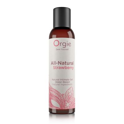 Оральный лубрикант на водной основе со вкусом клубники Orgie All Natural Strawberry, 150 мл