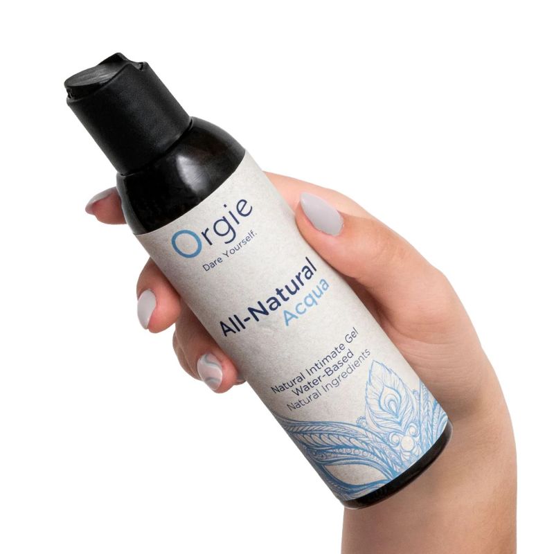 Лубрикант на водній основі гладкий та шовковистий Orgie ALL-NATURAL Acqua, 150 мл вид 4