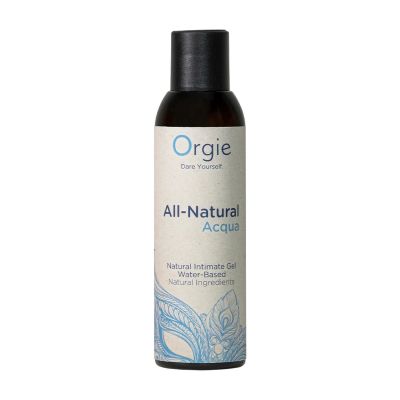 Лубрикант на водной основе гладкий и шелковистый Orgie ALL-NATURAL Acqua, 150 мл