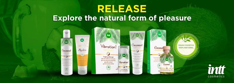 Лубрикант на водной основе с ароматом кокоса Intt Coconut 100 мл вид 6