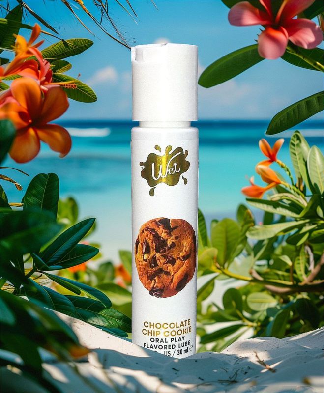 Лубрикант на водній основі Wet Chocolate Cookie зі смаком шоколадного печива, 30 мл вид 4