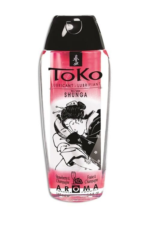 Лубрикант оральный Shunga Toko со вкусом клубники и шампанского, 165 мл вид 3