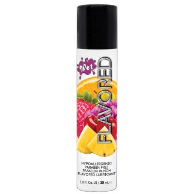 Лубрикант оральний Wet Flavored Passion Punch зі смаком та ароматом фруктів 30 мл