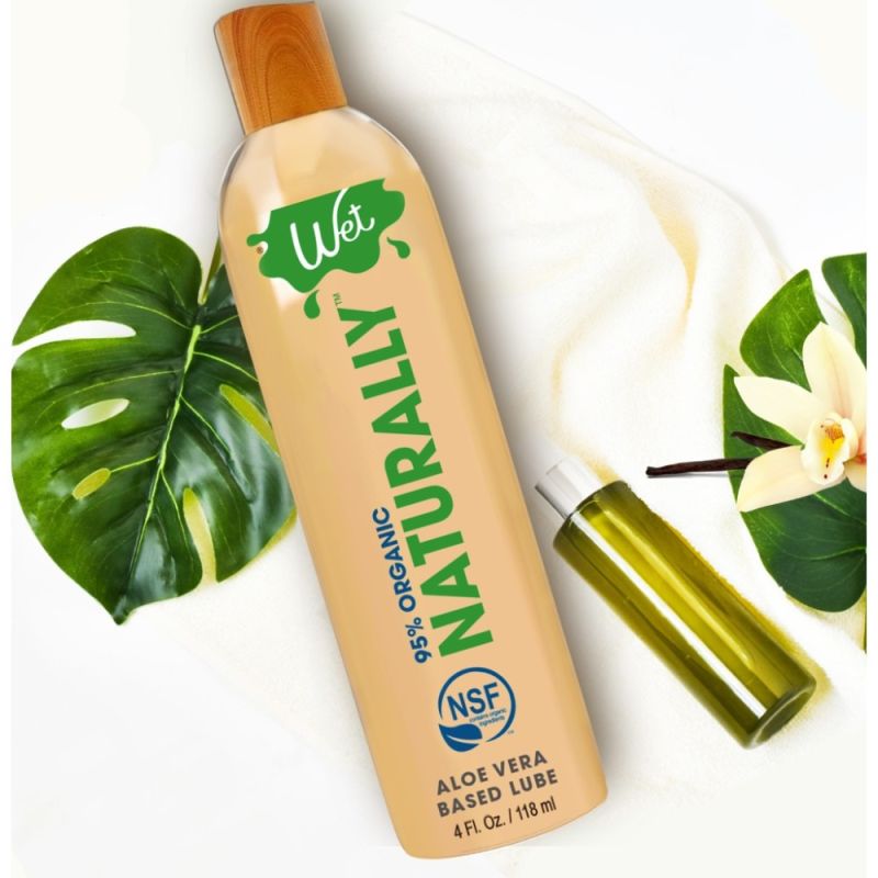 Органический лубрикант на основе алоэ WET NATURALLY, 30 мл вид 6