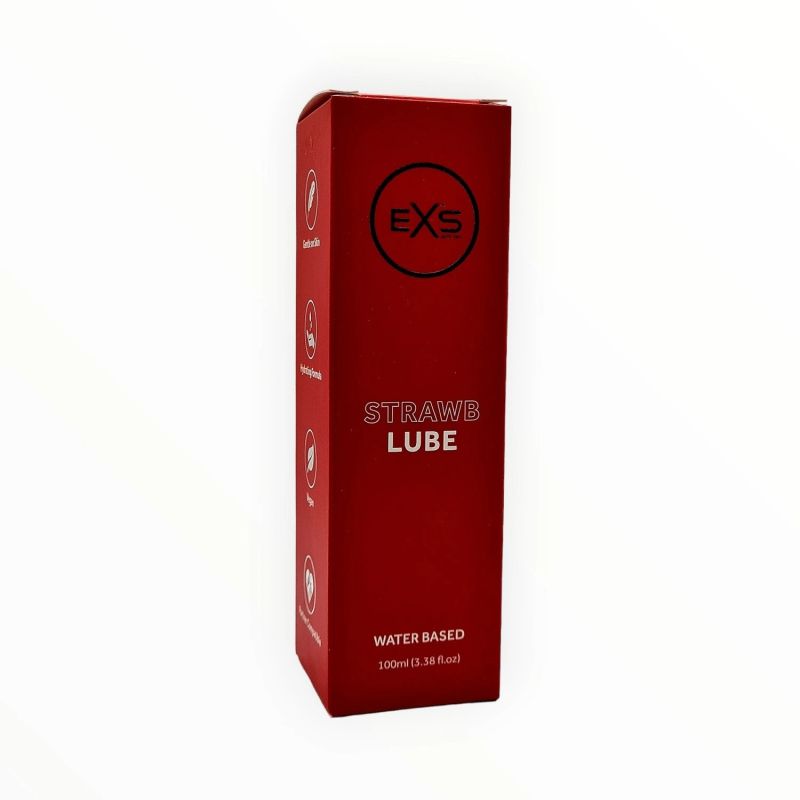 Лубрикант-премиум на водной основе EXS Strawb со вкусом и ароматом клубники, 100 мл вид 4