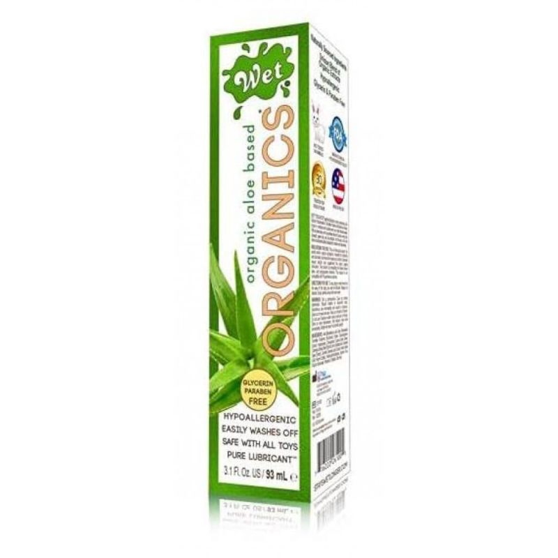 Лубрикант с экстрактом алоэ Wet Organicsl 95, на водной основе, 93 мл вид 5