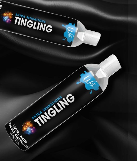 Лубрикант з охолоджуючим ефектом, на водно-силіконовій основі WET TINGLING, 236 мл вид 4