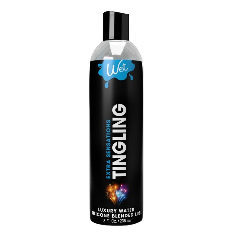 Лубрикант з охолоджуючим ефектом, на водно-силіконовій основі WET TINGLING, 236 мл вид 2