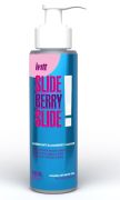 Съедобный лубрикант с ароматом ежевики Intt SLIDE BERRY SLIDE! на водной основе, 100 мл