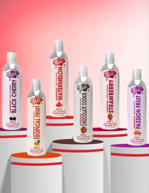 Лубрикант їстівний зі смаком маракуї WET PASSION FRUIT зі зігріваючим ефектом, 30 мл вид 4