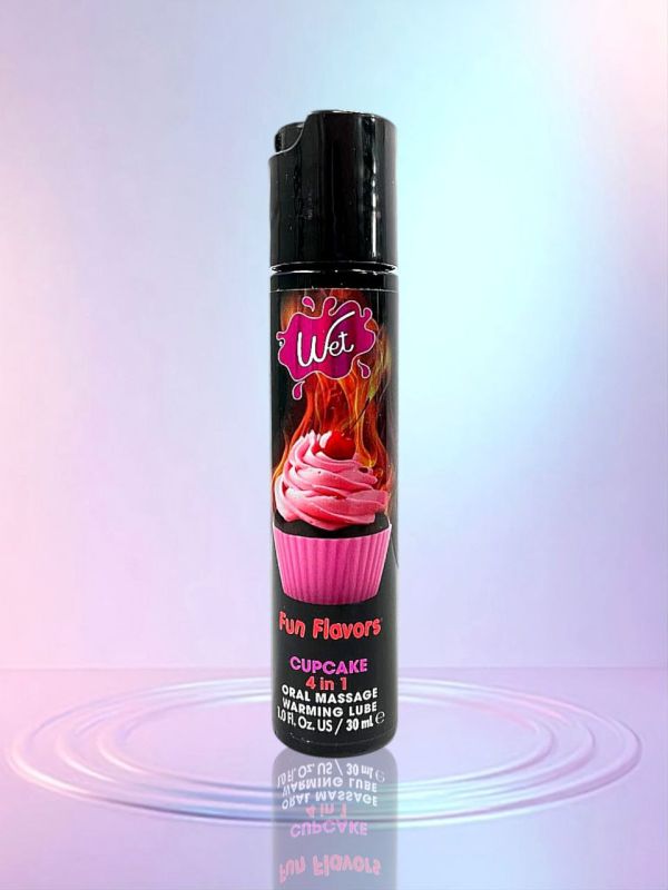 Съедобный лубрикант со вкусом капкейка Wet Fun 4 в 1 на водной основе с согревающим эффектом, 30 мл вид 3