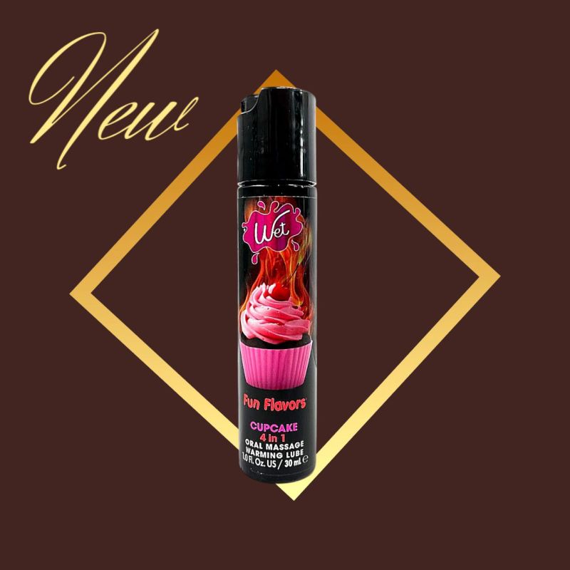 Съедобный лубрикант со вкусом капкейка Wet Fun 4 в 1 на водной основе с согревающим эффектом, 30 мл вид 5