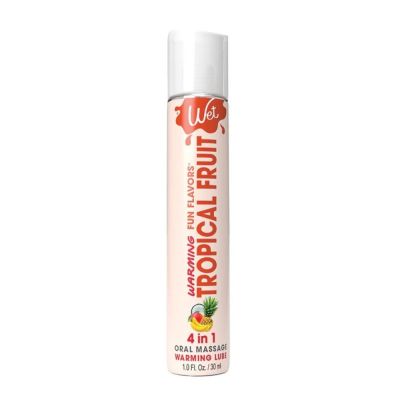 Лубрикант со вкусом тропических фруктов Wet Tropical с согревающим эффектом, 30 мл