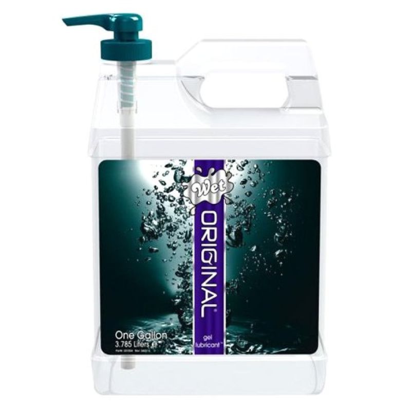 Лубрикант універсальний WET Original One Gallon на водній основі, 3785 мл (з дозатором) вид 3